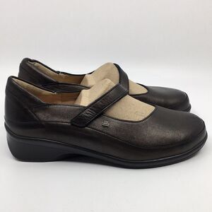 Finn Comfort Women's Soft Hempstead Zeder Shel Bronze Leather UK 7 US 9.5